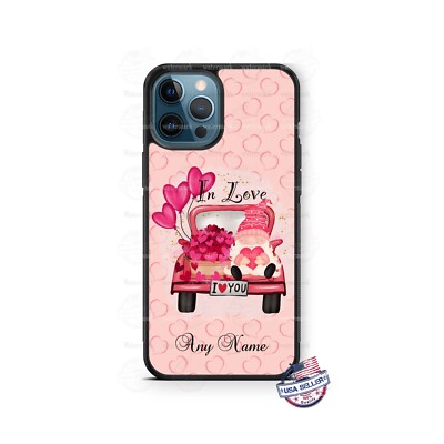 Gnomes Love Pickup Truck Phone Case For iPhone 15 14 Samsung S23FE Google 7 8