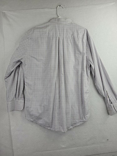 Peter Millar Karo Baumwolle Langarm Hemd Herren XL Distresed - Bild 9 von 9