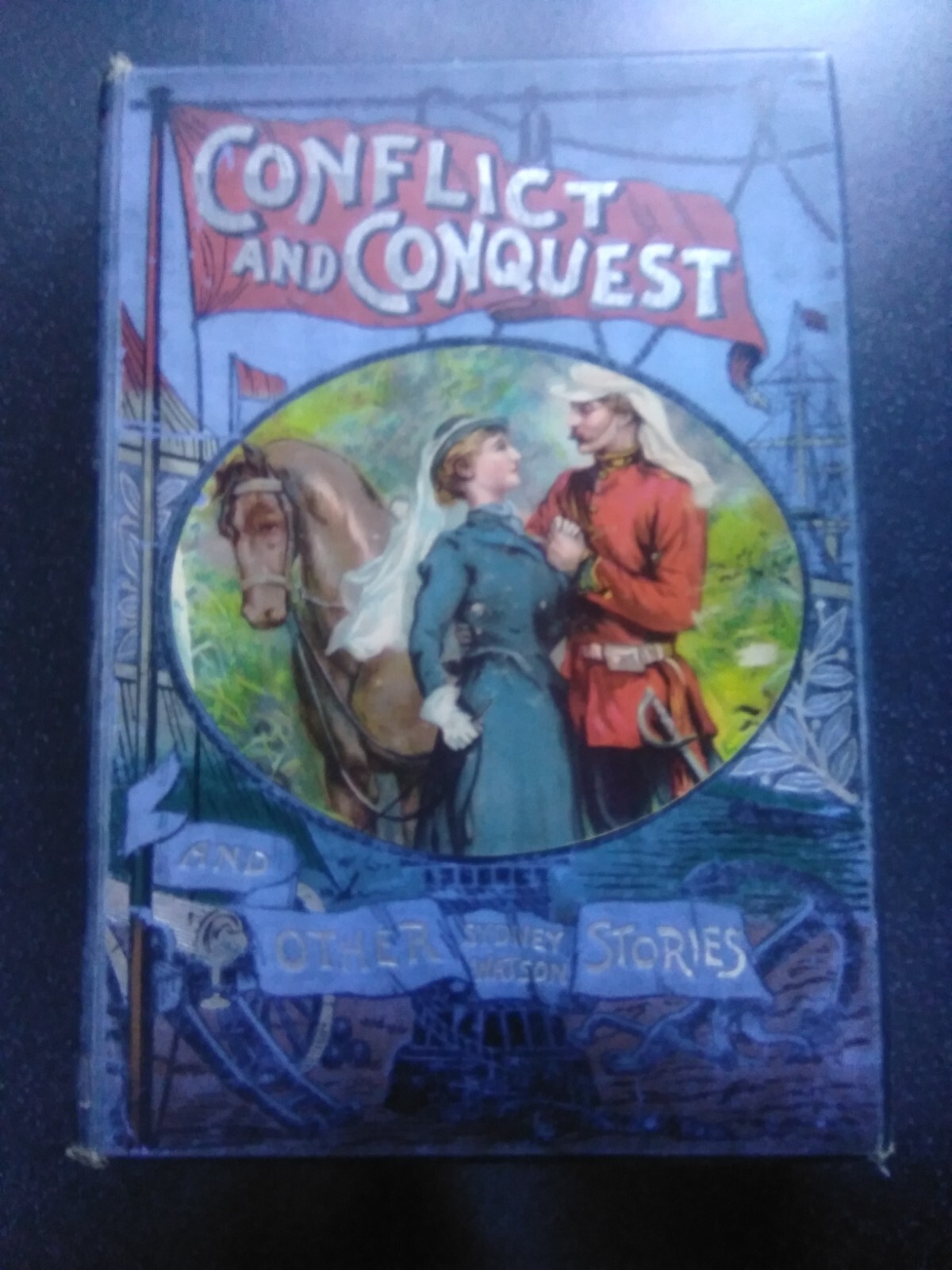 1890 CONFLICT & QUEST AND OTHER STORIES SYDNEY WATSON ILLUSTRATED BOOK VICTORIAN