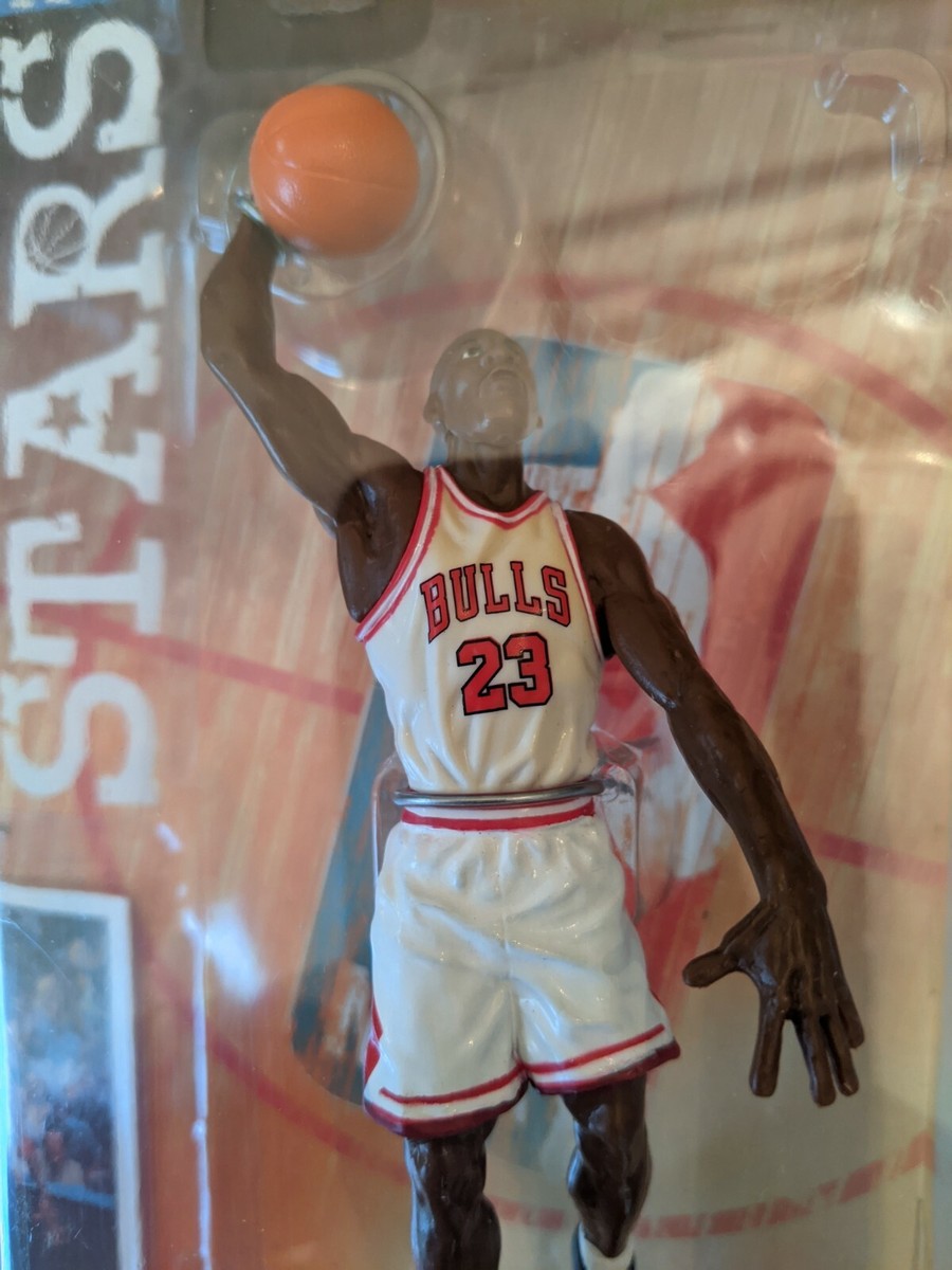 MICHAEL JORDAN MATTEL '98-99 NBA SUPER STARS CHICAGO BULLS WHITE