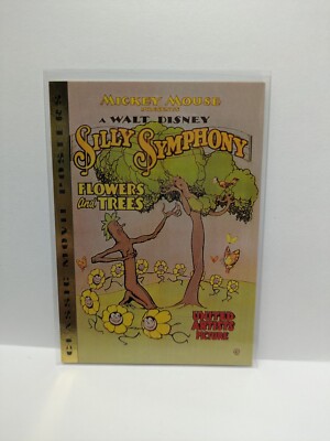 1995 Disney Premium Gold Skybox Movie Poster Card #72 Silly Symphony