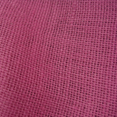 pink burlap fabric