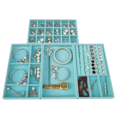 Schmucktabletts Organizer Schmuckeinsatz Dame Geschenk mehrere Farben DE - Bild 74 von 101