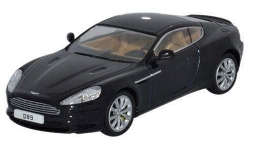 Oxford Druckguss 1:43 Maßstab Aston Martin Db9 Coupe Onyx Schwarz