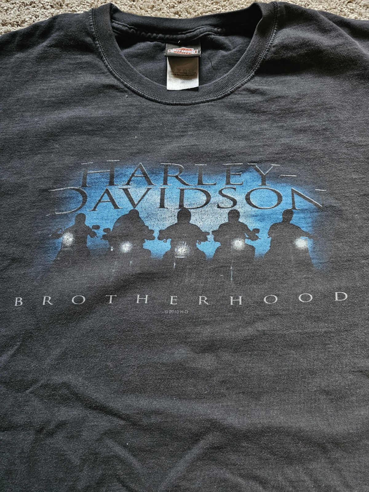 Harley Davidson Brotherhood Monadnock Keene New Hampshire T Shirt Uomo 3XL