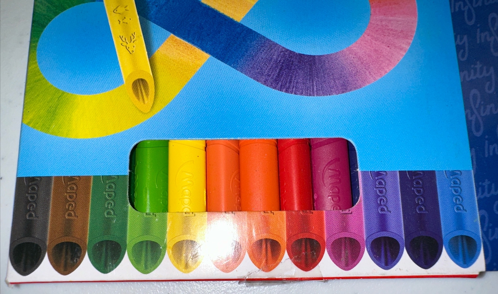 Maped Color Peps Innovation Colored Pencils. 12 Pack. Zero Waste, No Sharpening