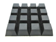 3/8" Tall Rubber Feet for Electronics  Rackmounts & AV Equip  3M Adhesive Back