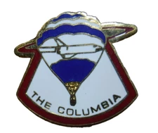 The Columbia Space Shuttle Enamel Pin