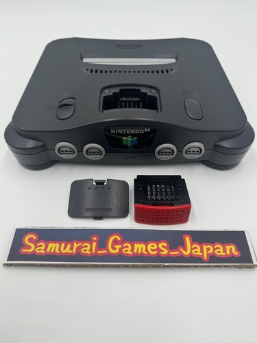 Nintendo 64 N64 Black Console + Controller + Accessory Region Free Used Tested - Afbeelding 28 van 34