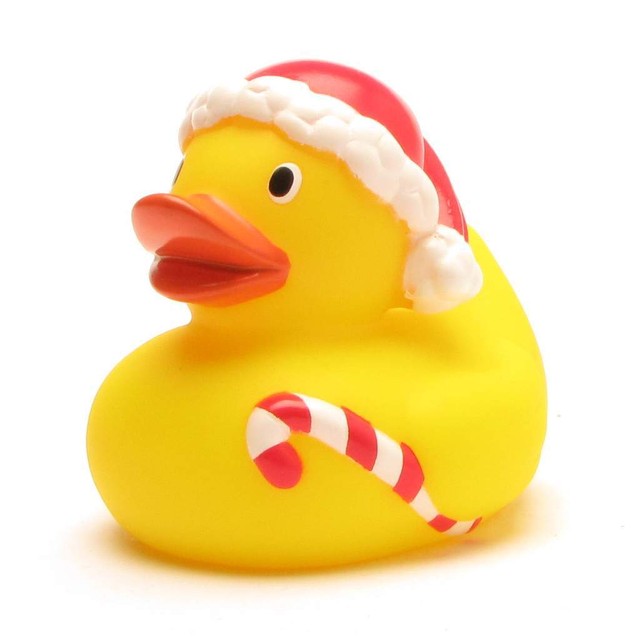 christmas bath duck