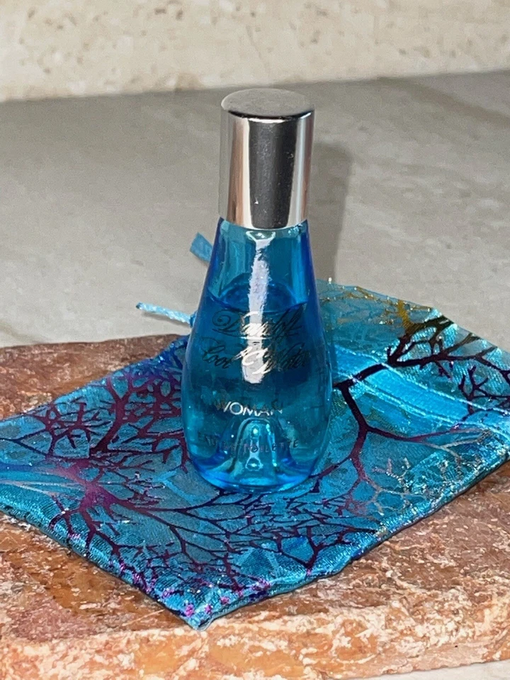 Perfume vintage COOL WATER para mujer de Davidoff Mini .17 oz/5 ml EDT NUEVO EN CAJA Foto 4 de 4