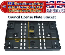 License Plate Bracket  for TAXI & P.Hire OR  Add 2 X Strong Magnets with Bracket