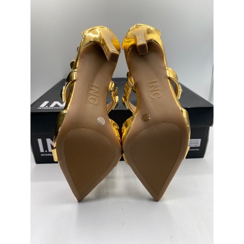 INC International Concepts Women's Syndia Studded Gladiator Pumps Size 5M NWB - Picture 3 of 5