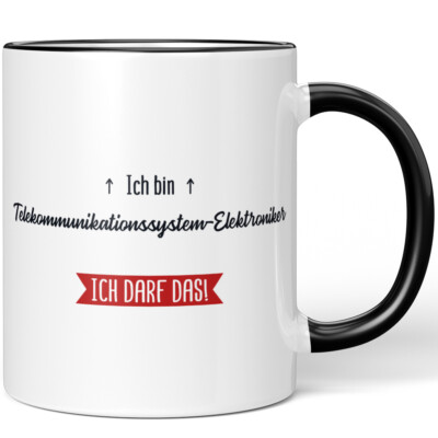 Ich bin Telekommunikationssystem-Elektroniker. Ich darf das! 10005645619