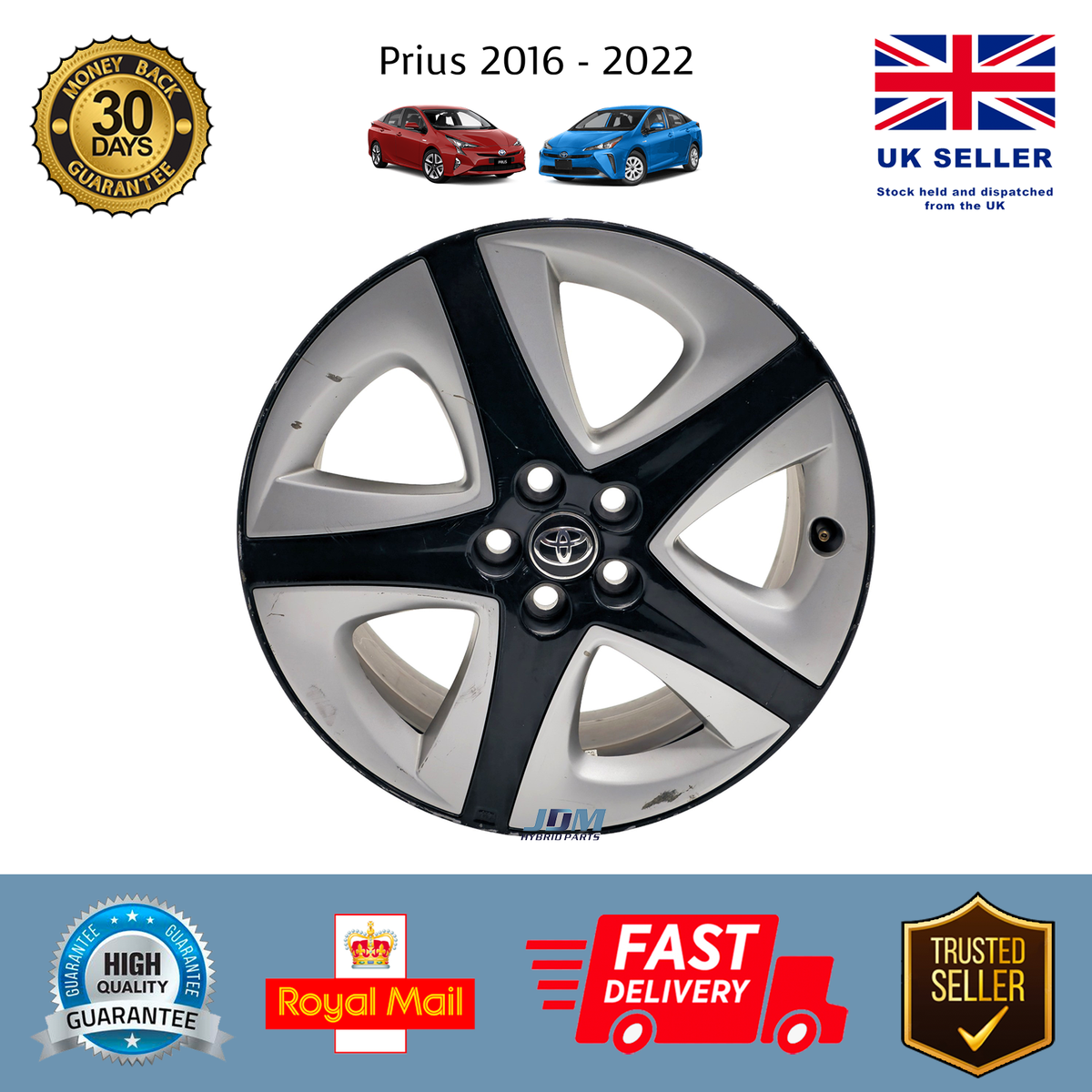 Genuine Toyota Prius 1.8 2016~2021 Alloy Disc Wheel Rim 17 Inch