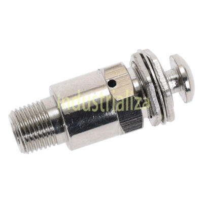 1PCS Air Pneumatic TAC-3P 2 Port 3 Position Push Button Switch Valve 1/8'' New