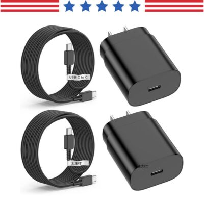 25W For Samsung Super Fast Charger Type C 3.0 Adapter Type C Charging Cable Cord