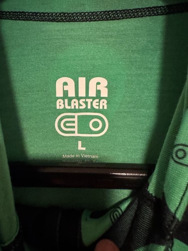 Airblaster Classic Ninja Suit Alien Print Ski/Snowboard Base Layer Hooded Size L - Picture 3 of 4