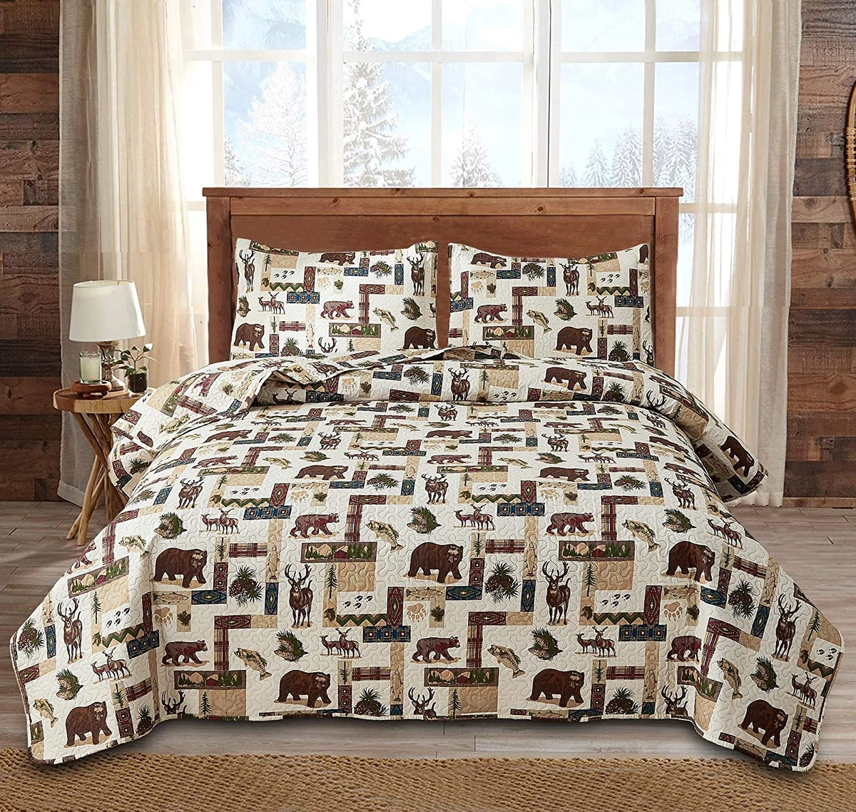Rustic bedding sets king cheap size