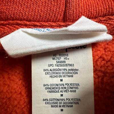 Champion Sweatshirt Womens Medium Reverse Weave Orange Pullover