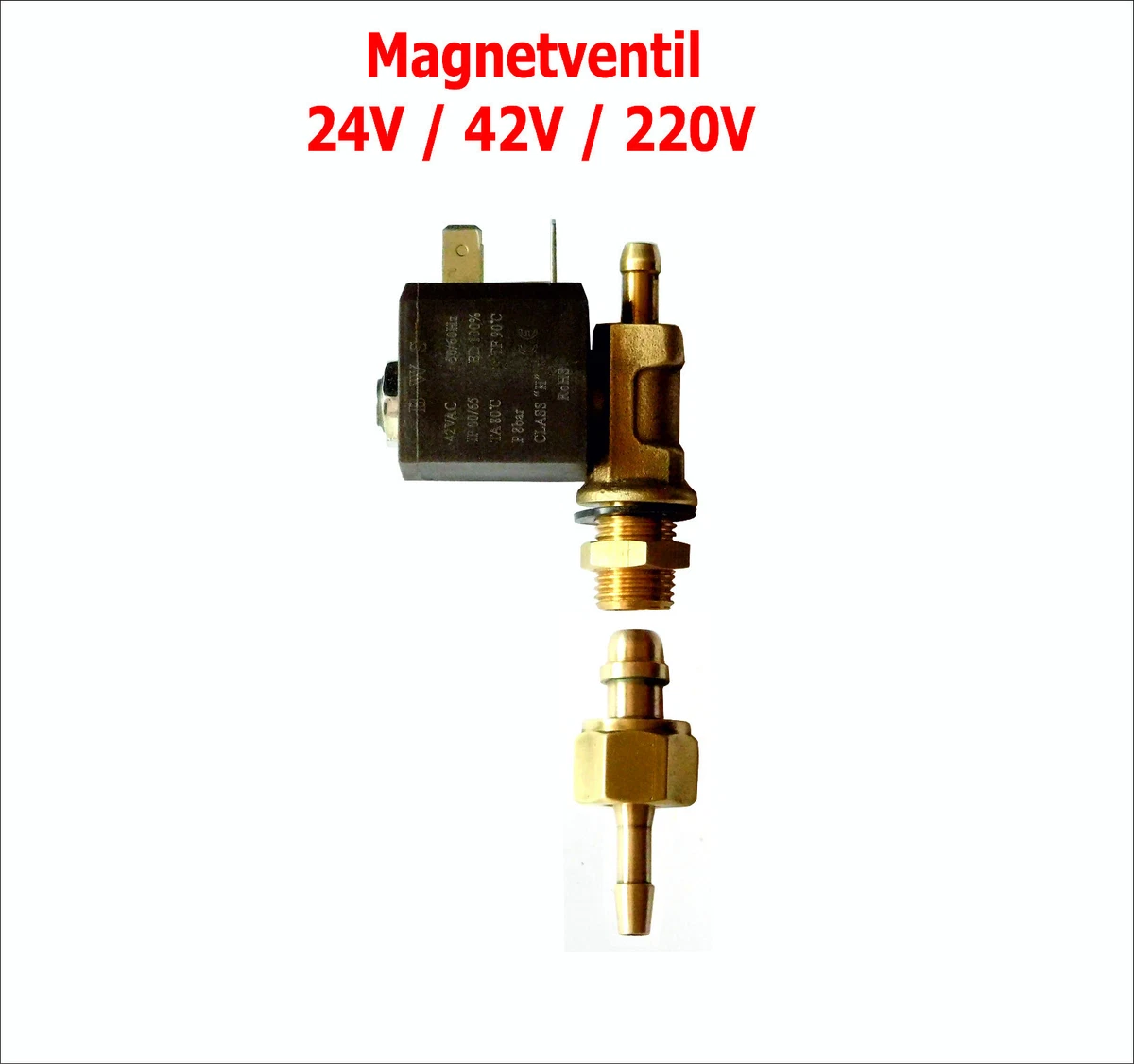 ILAN Gasverriegelungssystem Minder Kit Inkl. 1/2 Zoll Gas-Magnetventil (15 Mm)