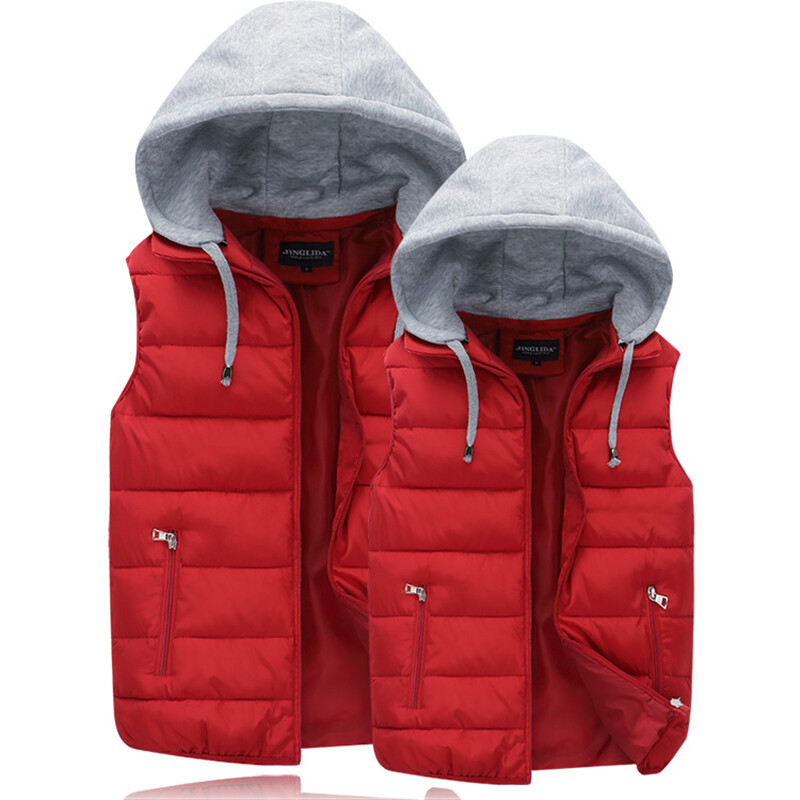 Body warmer with a hood Outlet