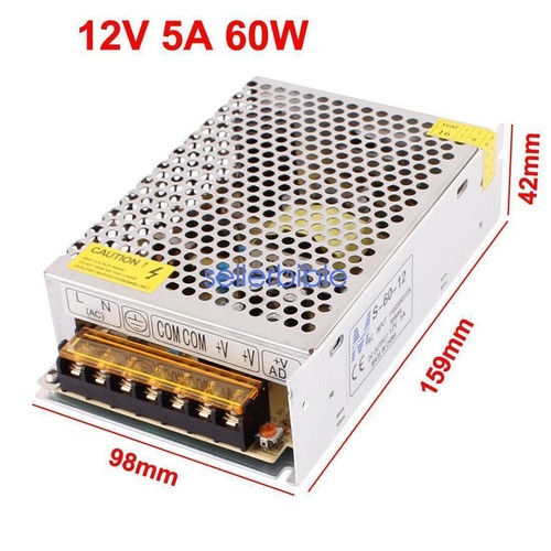 DC 12V LED Transformer Driver Power Supply For Strip Light AC 1A-50A10W-600W UK - Bild 9 von 24
