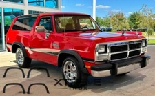 Textured Black Extension Fender Flares Set For 81-93 Dodge D150 D250 Ramcharger