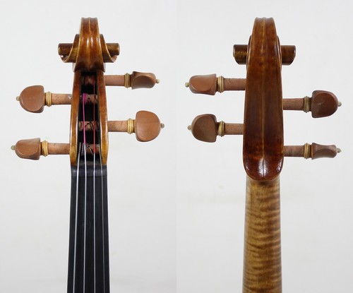 Oil Varnish ! 1 Pc Back !Andrea Amati 1560 Violin 4/4 Copy ! M7687 Nice Tone! - Picture 4 of 6