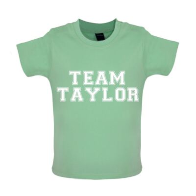 Team Taylor - Baby T-Shirt / Strampler - Musik Musik Musiker Tour Gig Epochen Liebe Fan