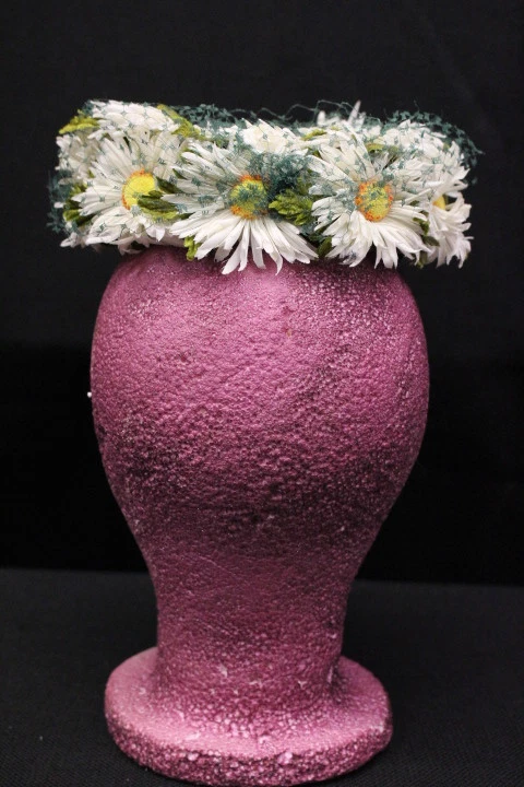 Sombrero de flores vintage Amy New York para Marshall Field & Company Chicago "Daisy" (45 Foto 3 de 4