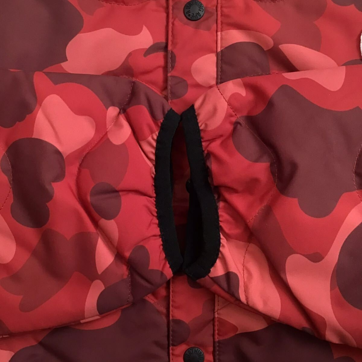 BAPE Light Down Jacket Red camo A Bathing Ape Size M | eBay