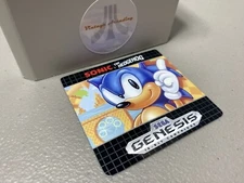 Sonic the Hedgehog (Sega Genesis) Replacement Label
