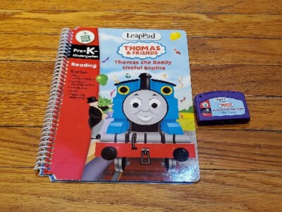 LeapFrog LeapPad Pre-K Reading Thomas The Really Useful Engine Cartridge & Book