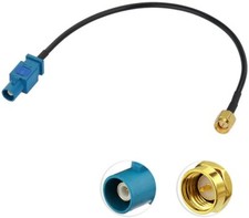 Fakra Z Male to SMA Male Cable 30cm for 4G LTE TEL Telematics Bluetooth Module