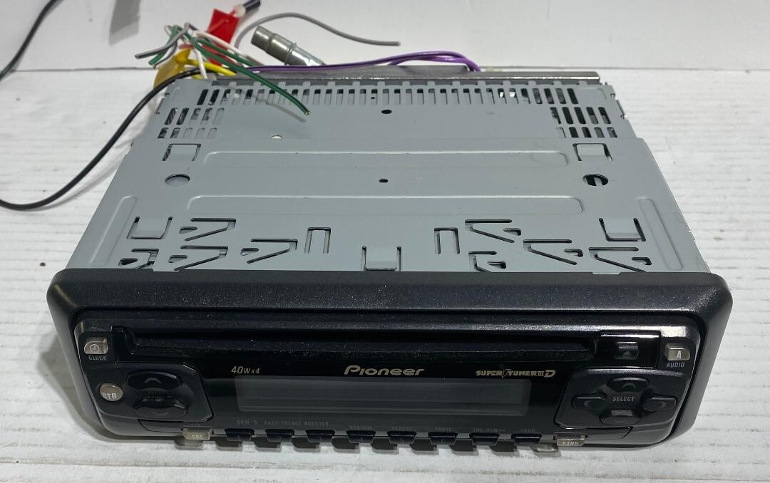 Pioneer DEH5 Audio Radio AM FM CD Disk Player Unit Super Tuner Car