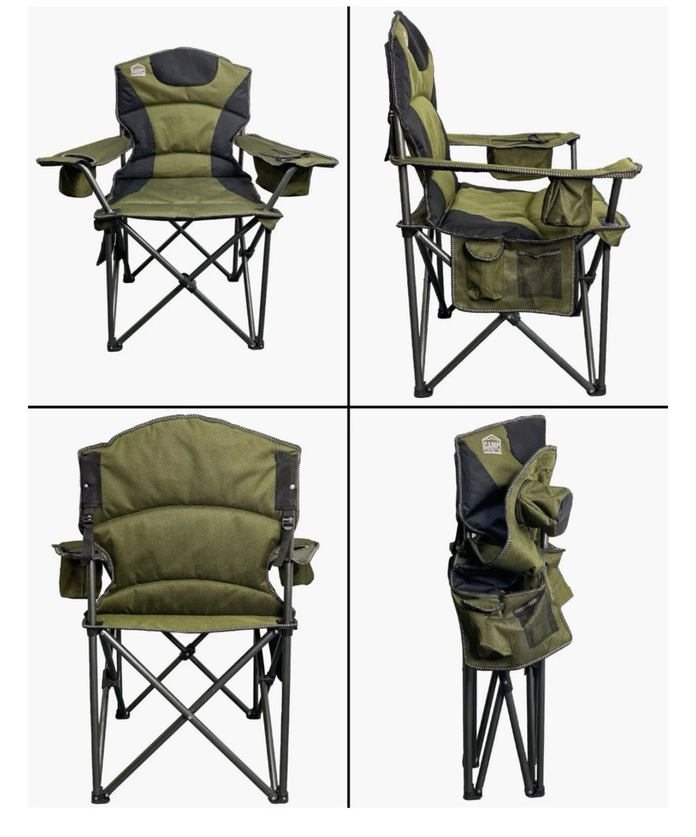 Camp Master Hiking portable deluxe camping chair | eBay