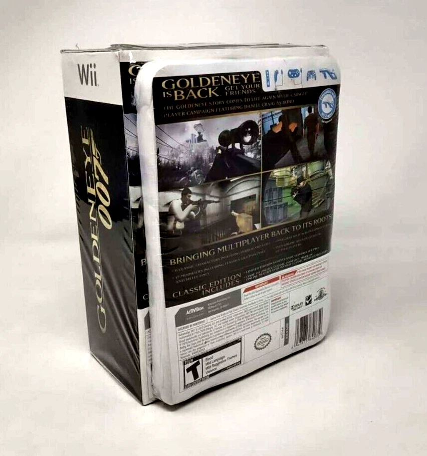 Goldeneye 007 Walmart Bundle with Golden Controller and Shirt for Nintendo Wii - Image 4 of 4