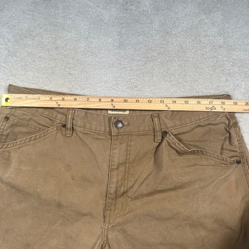 Schmidt Workwear Carpenter Pants Brown Duck Canvas 38x30 Faded - Picture 6 of 9