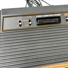 Vtg Atari 2600 Console, Controllers & 12 Games Lot Video Gaming Center Untested