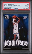 2024 PANINI DONRUSS MAGICIANS #3 SHAI GILGEOUS-ALEXANDER PSA 9
