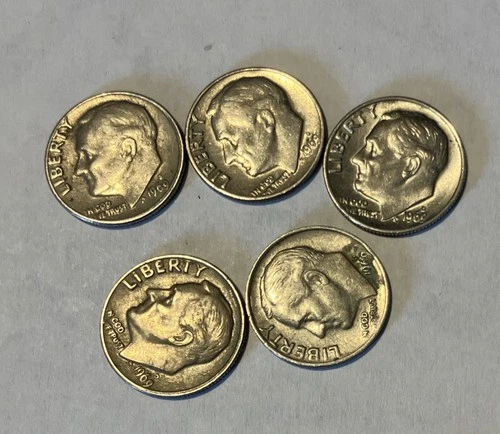 1969 D Roosevelt Dime Circulated You Get One