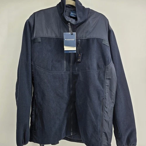 Propper Gen III Fleece Jacket Mens Large Regular Navy Blue Tactical Full Zip NWT - product listing photo