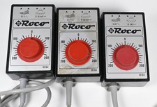 Roco H0 10704 drei Transformatoren 12va Schwarz mit Gebrauchsspuren/ohne OVP