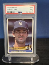 1984 Donruss - Don Mattingly Rookie #248 (RC) Graded PSA 9 Mint NY Yankees