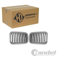 Diederichs Sport Grill KÜHlergrill Front Nieren Chrom Passend FüR BMW 3Er E36