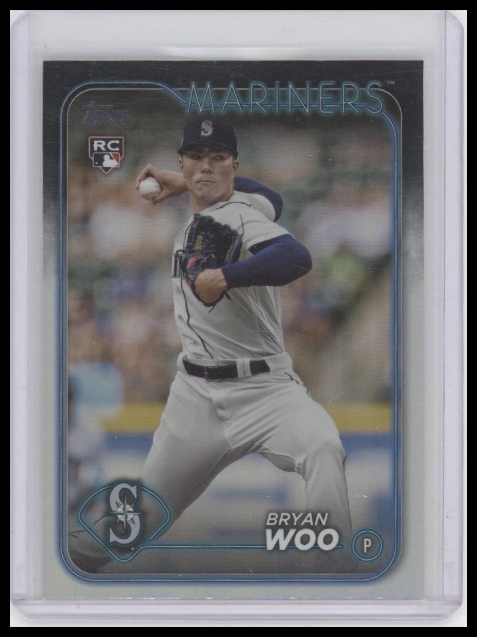 2024 Topps #12 Bryan Woo Rainbow Foil