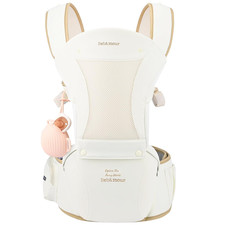 Baby Carrier with Hip Seat,All-Position Breathable Mesh Hip Seat  Carrier 0-36M