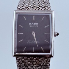 RADO 121.9020.2 M1120123 Quartz Black dial, slight haze on the crystal 23.6mm