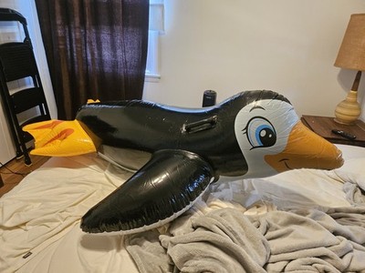 Intex Penguin Ride-on Inflatable Pool Float Toy 2012